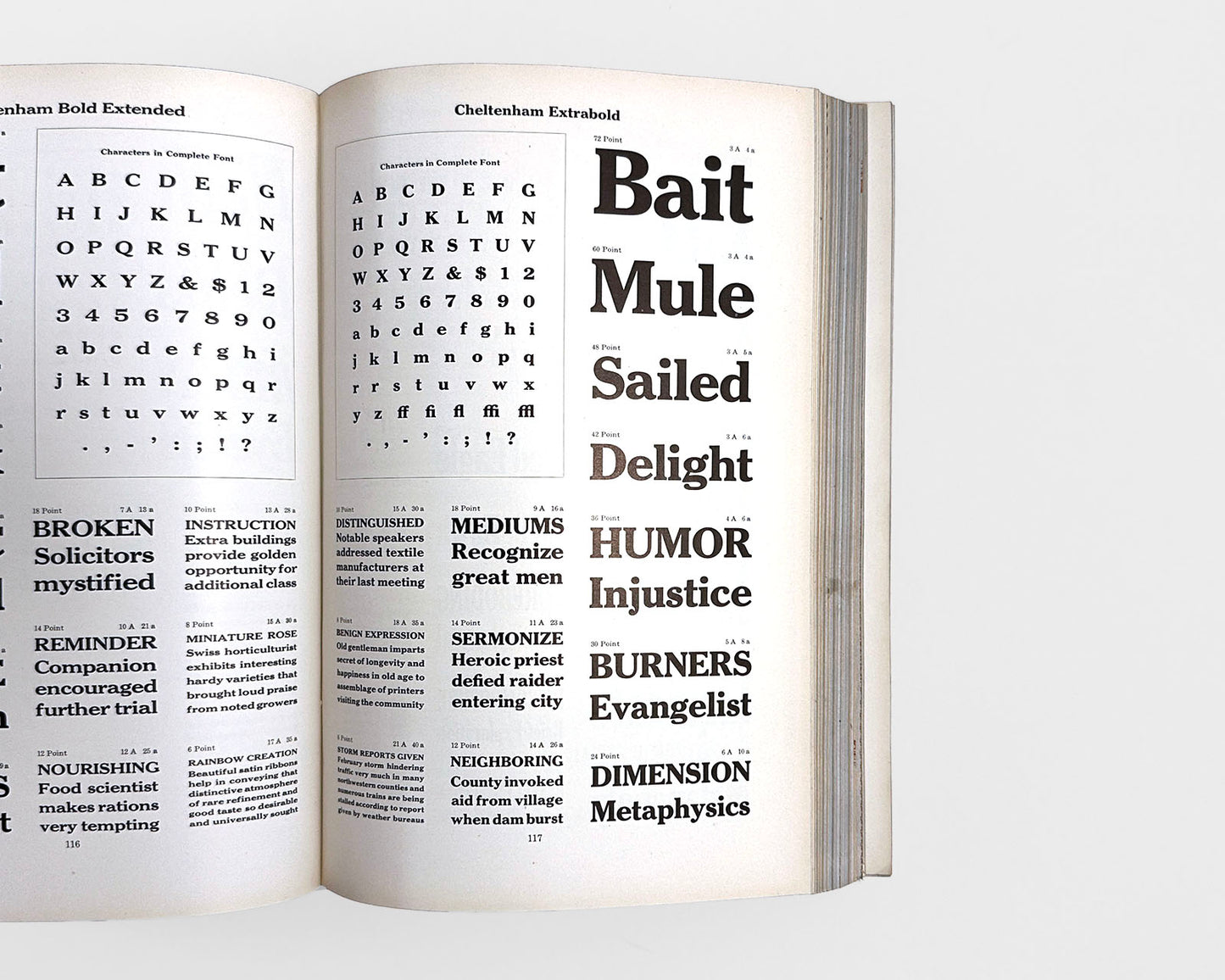 Specimen Book and Catalogue 1923, American Type Founders Company (ATF)