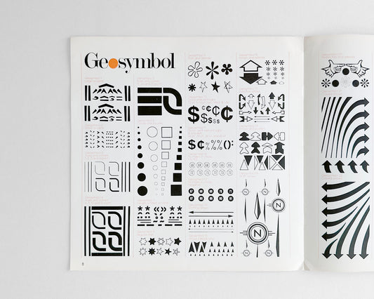 Geotype Dry Transfer Lettering, Booklet and Ephemera, 1977