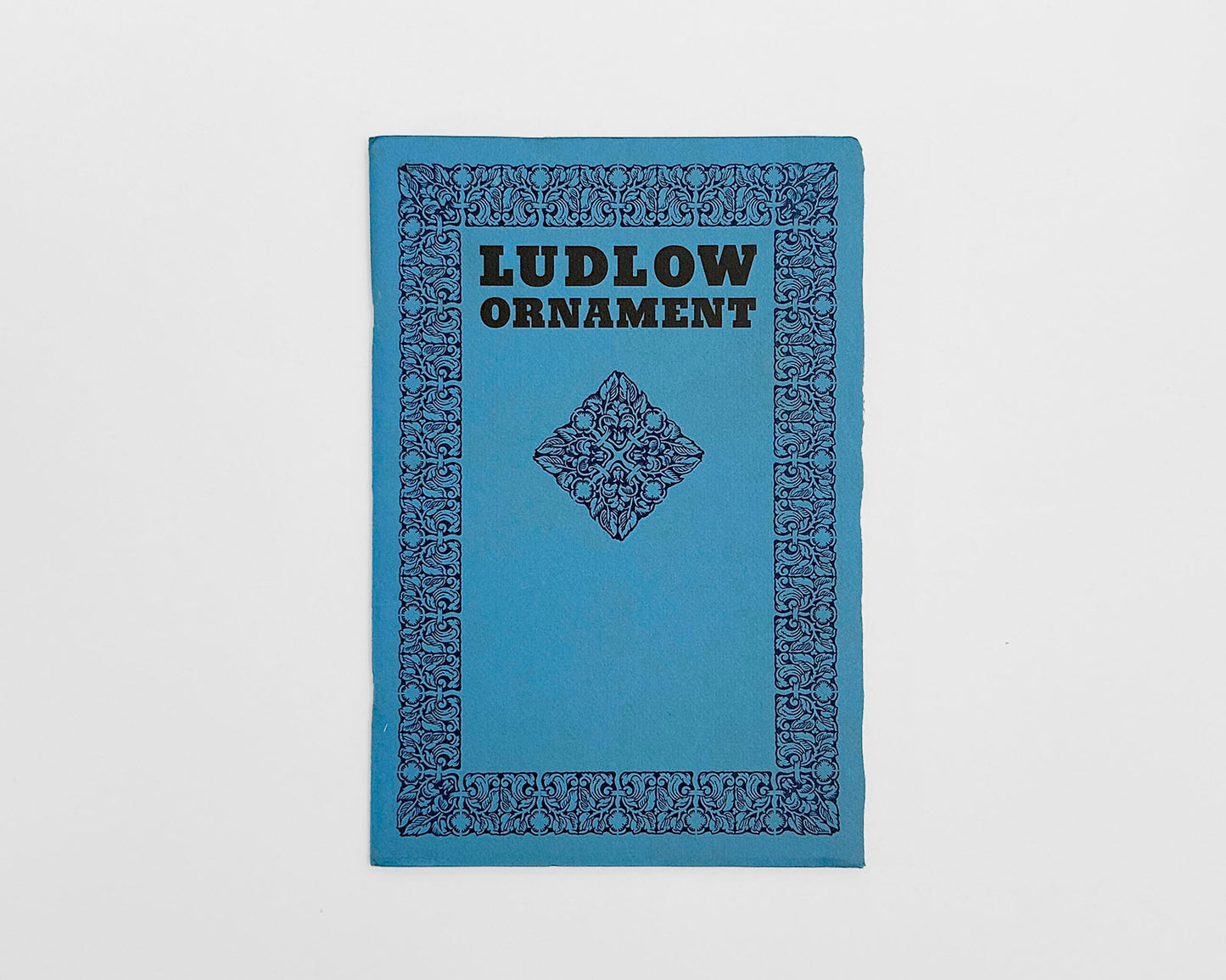 (2) Ludlow Ornament Specimens, Ludlow Typograph Company, Chicago, c. 1929/1935