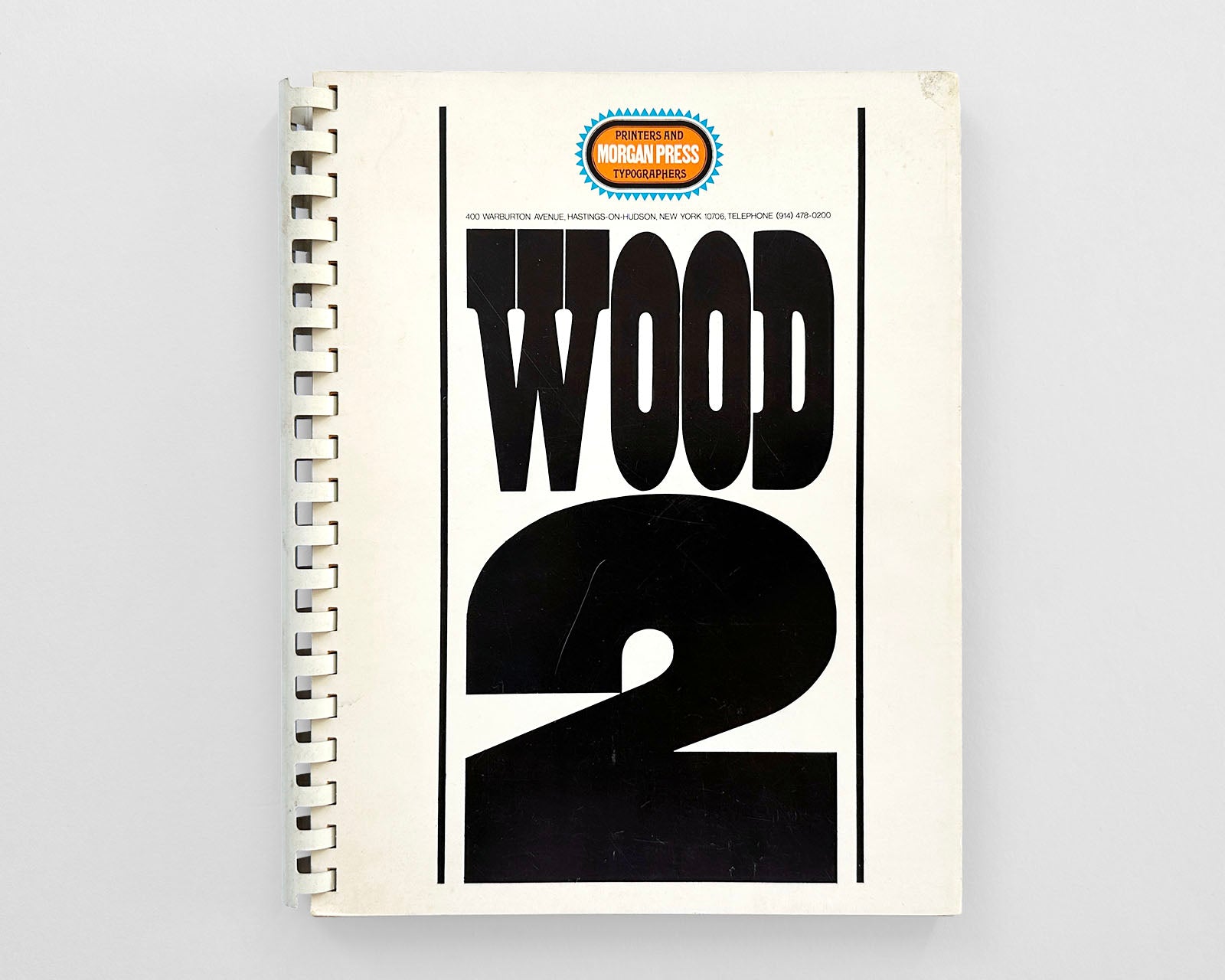 Wood 2, Morgan Press Wood Type Specimen, c. 1964-70 design by John