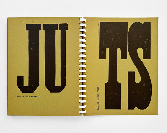 Wood 2, Morgan Press Wood Type Specimen, c. 1964-70 design by John Alcorn