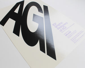 107 Graphic Designers of AGI: Franco Grignani [Small Poster]