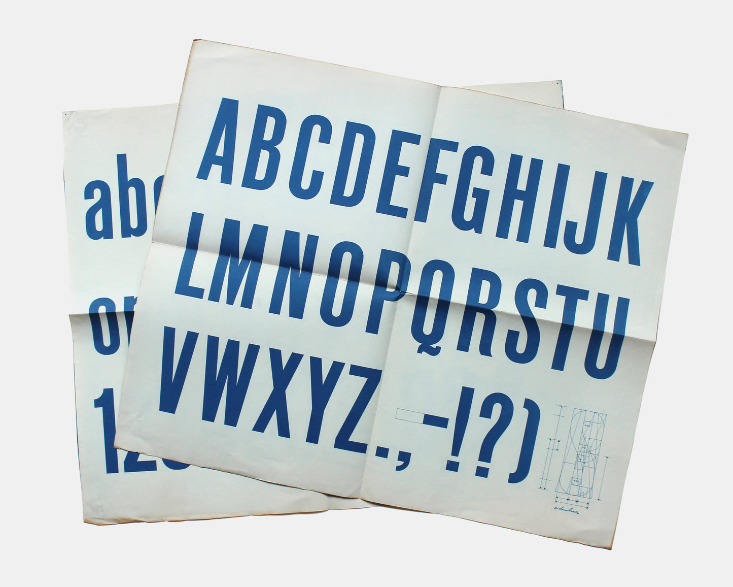 Two Hermann Eidenbenz Typographic Prints