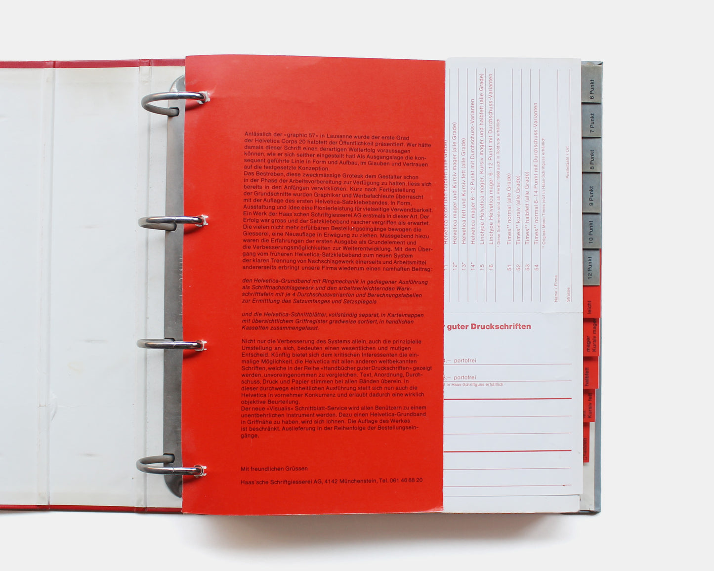 Helvetica Handbücher guter Druckschriften, 1968