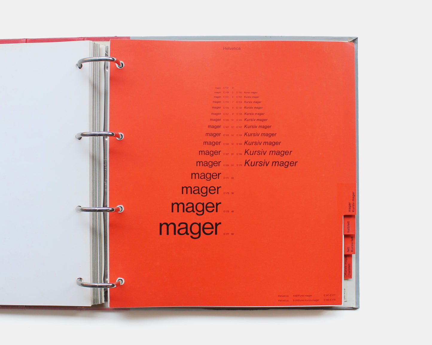 Helvetica Handbücher guter Druckschriften, 1968