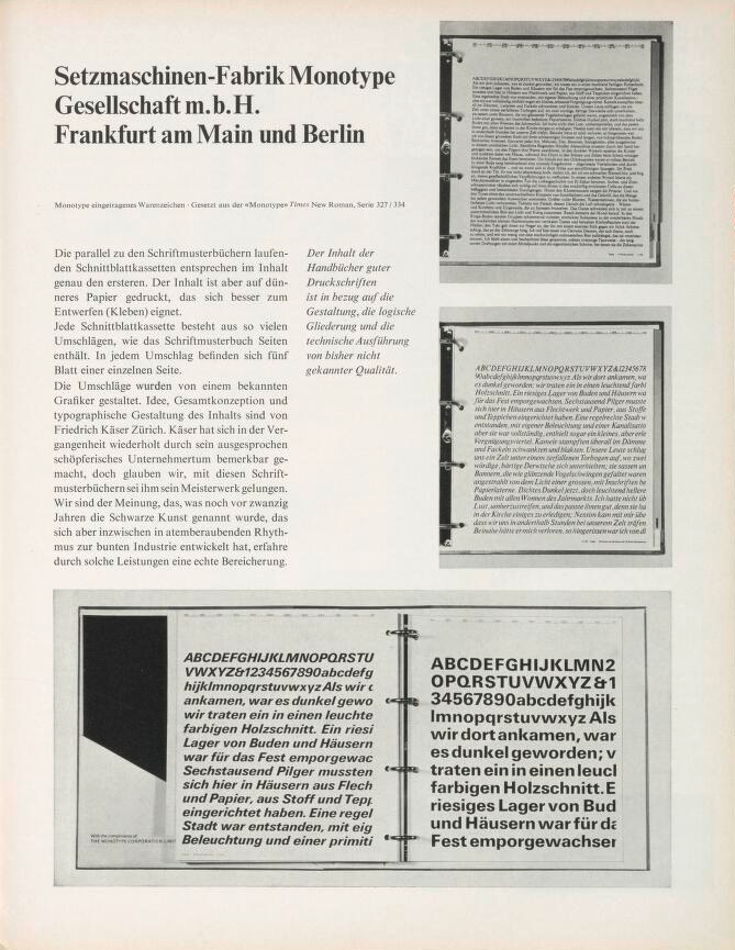 Helvetica Handbücher guter Druckschriften, 1968