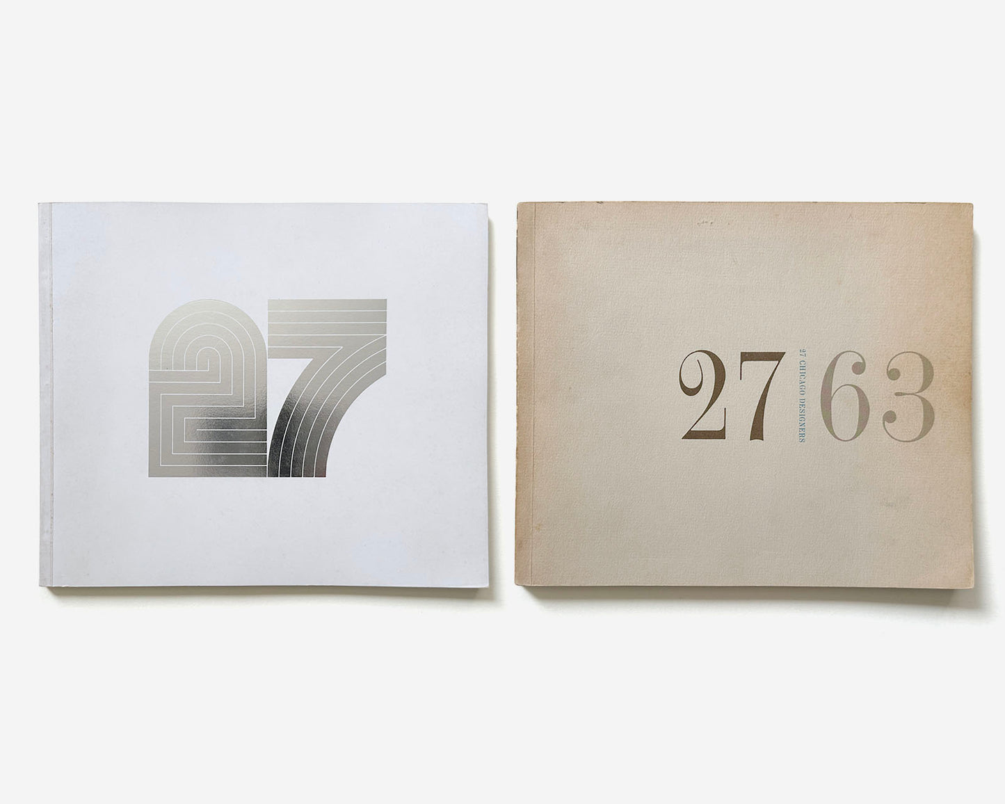 (4) Volumes — 27 Chicago Designers Annuals, 1963–1973 [Morton Goldsholl, John Massey]