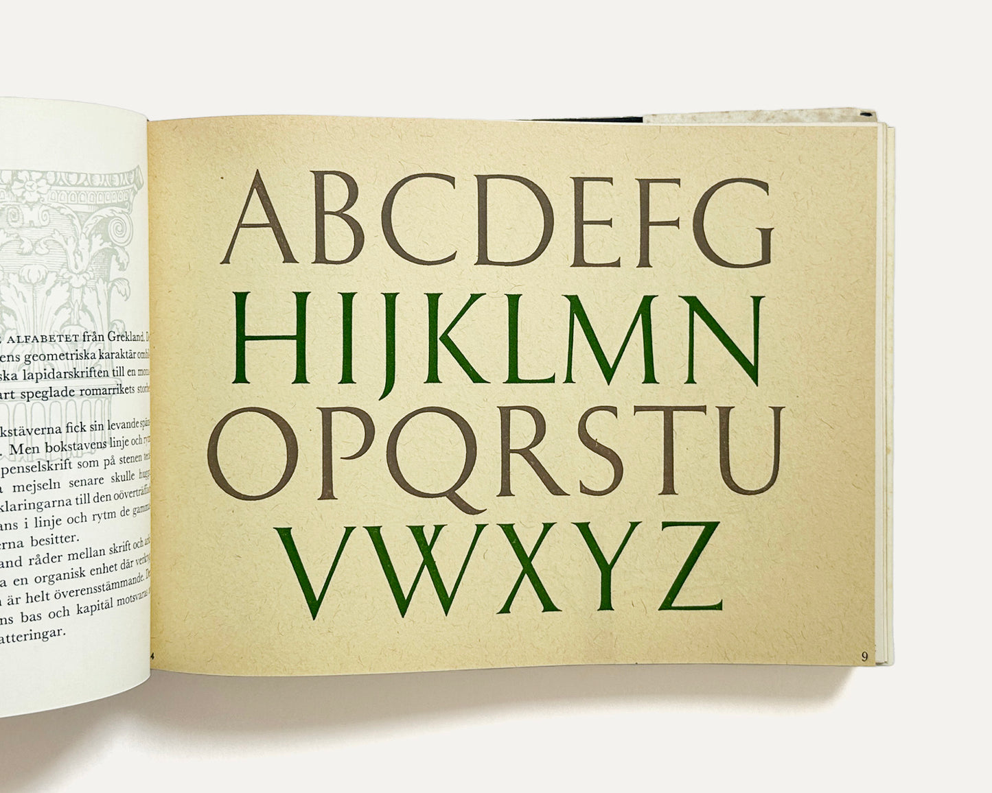 Våra bokstäver [Our Letters]: 1st ed., 1959-60 by Swedish Typographer Erik Lindegren
