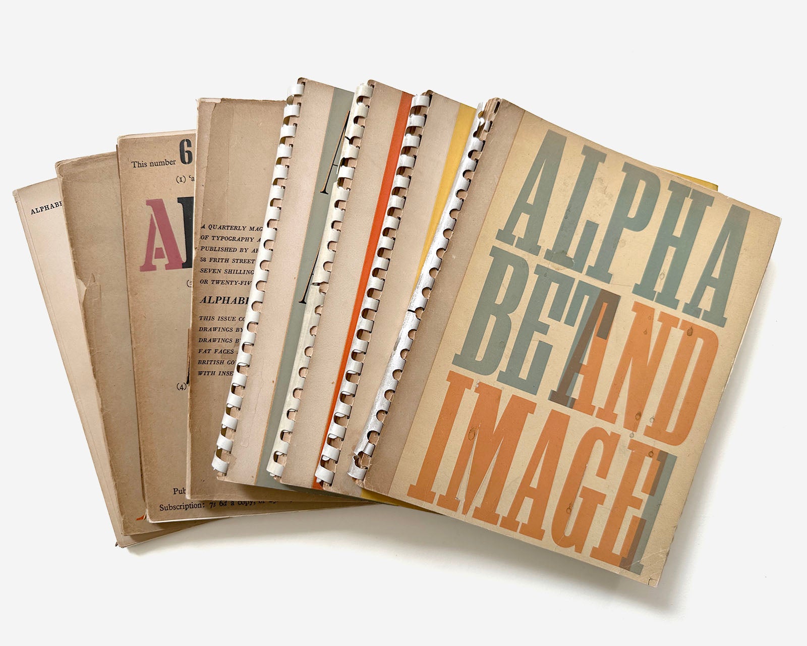 Alphabet and Image: Quarterly of Typography and Graphic Arts,  1946 [Robert Harling, Complete 1-8]