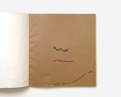 (4) Artist’s Books by Keith Godard, 1972–1980 [Works Editions]