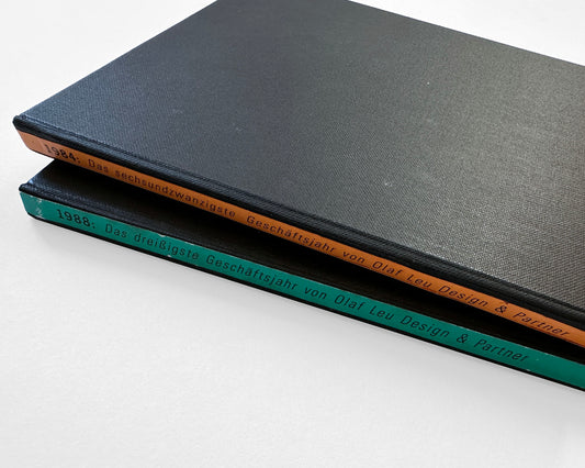 (2) Olaf Leu Design & Partner Studio Promotional Books [Frankfurt am Main]