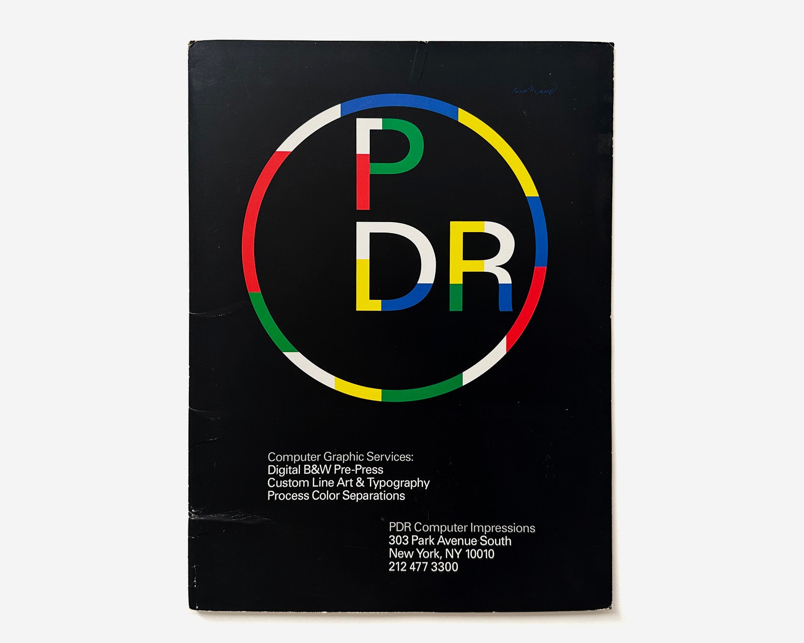 PDR — Pastore DePamphilis Rampone, Computer Graphic Impressions, 1987 [Paul Rand, Promotional Sales Folder]