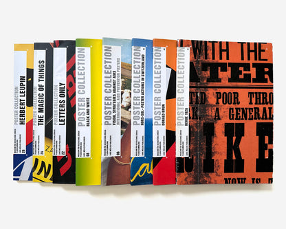 (8) Volumes — Poster Collection, Lars Müller and Museum für Gestaltung Zürich [01, 02, 04, 06, 08, 22, 24, 28]
