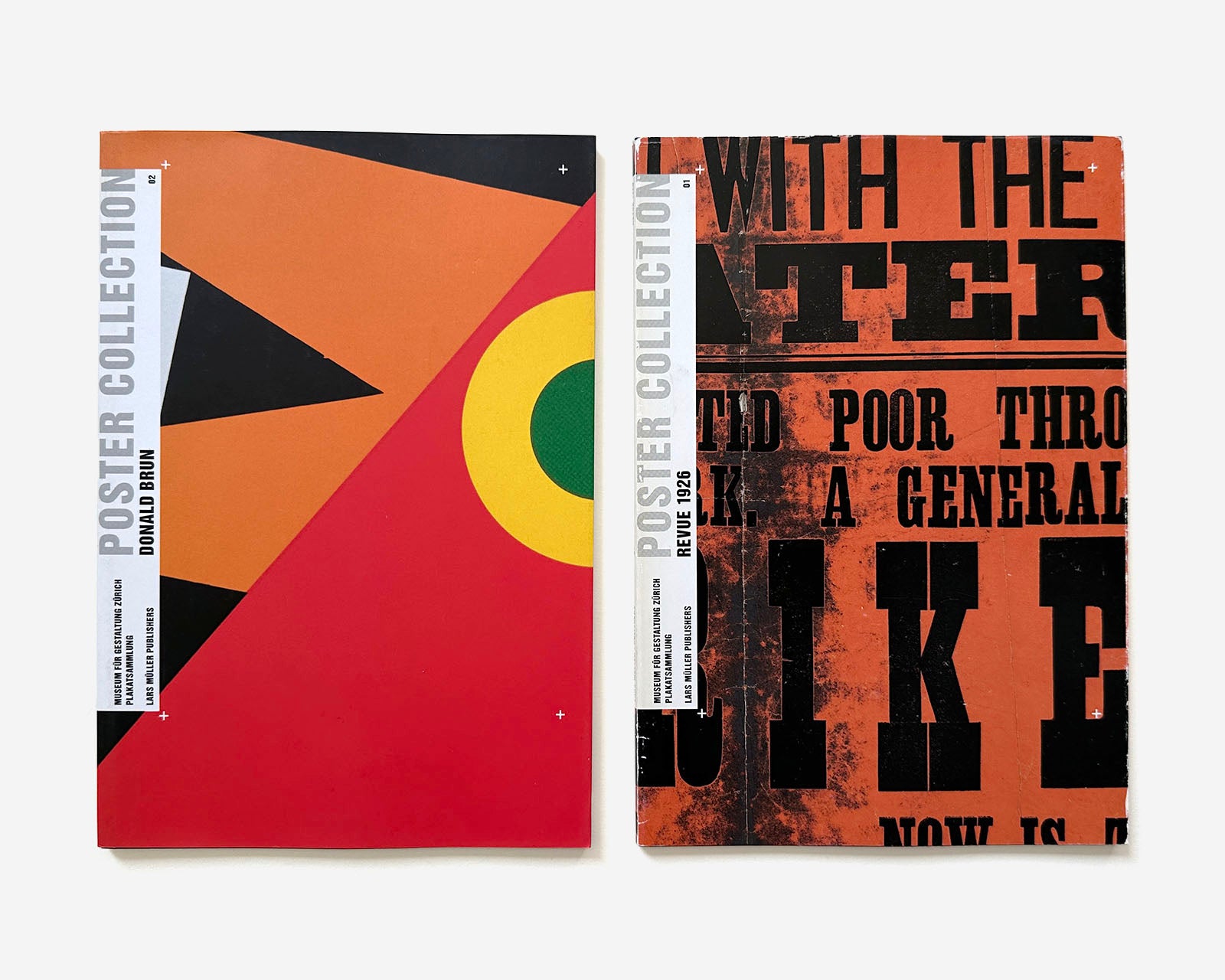 (8) Volumes — Poster Collection, Lars Müller and Museum für Gestaltung Zürich [01, 02, 04, 06, 08, 22, 24, 28]