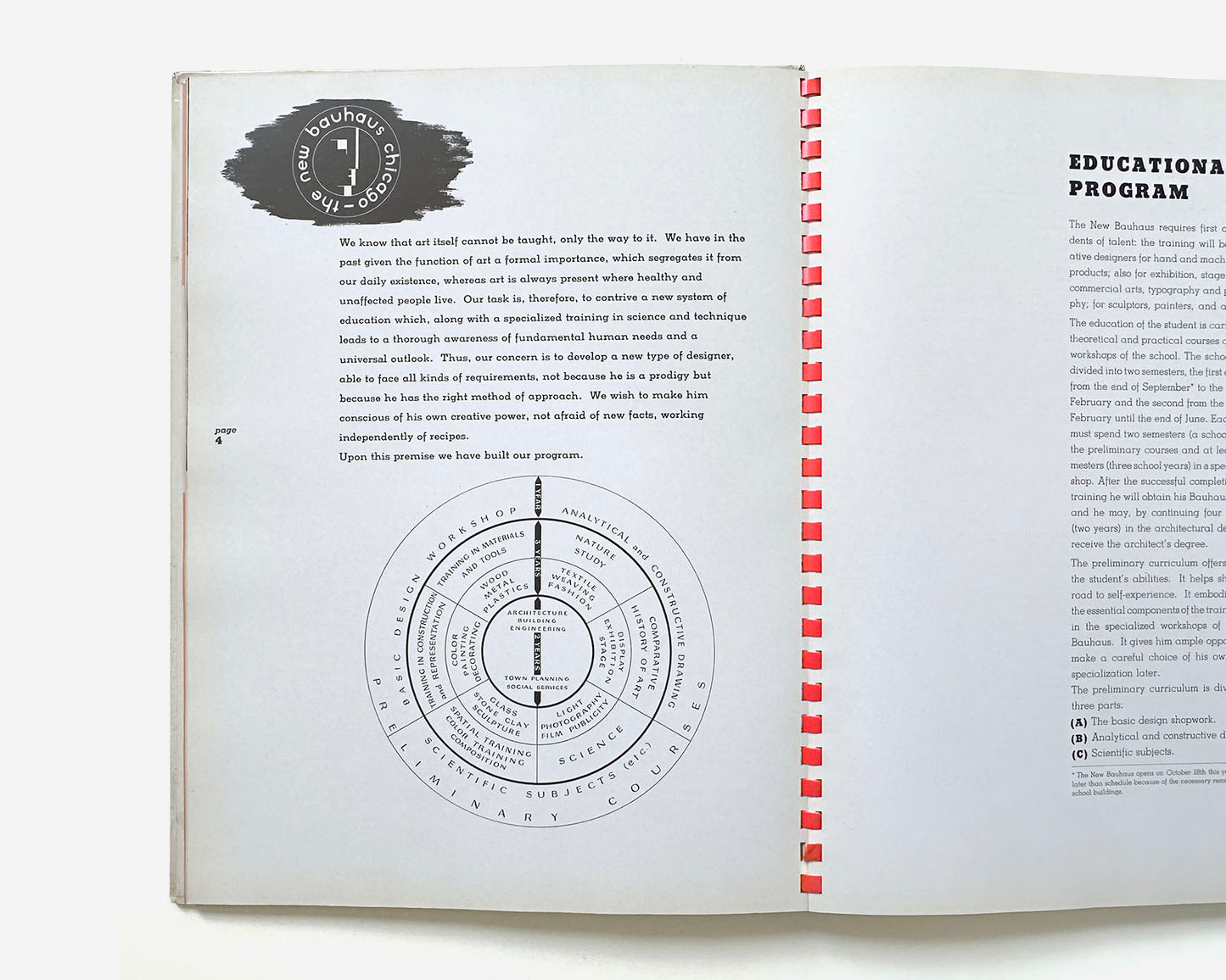 The Printing Art Quarterly, 1936 — Laszlo Moholy-Nagy and The New Bauhaus, American School of Design, Chicago [School Prospectus]