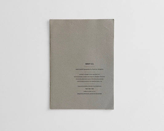 About U.S. — Experimental Typography ... That New York, No. 2 [Brownjohn, Chermayeff & Geismar]