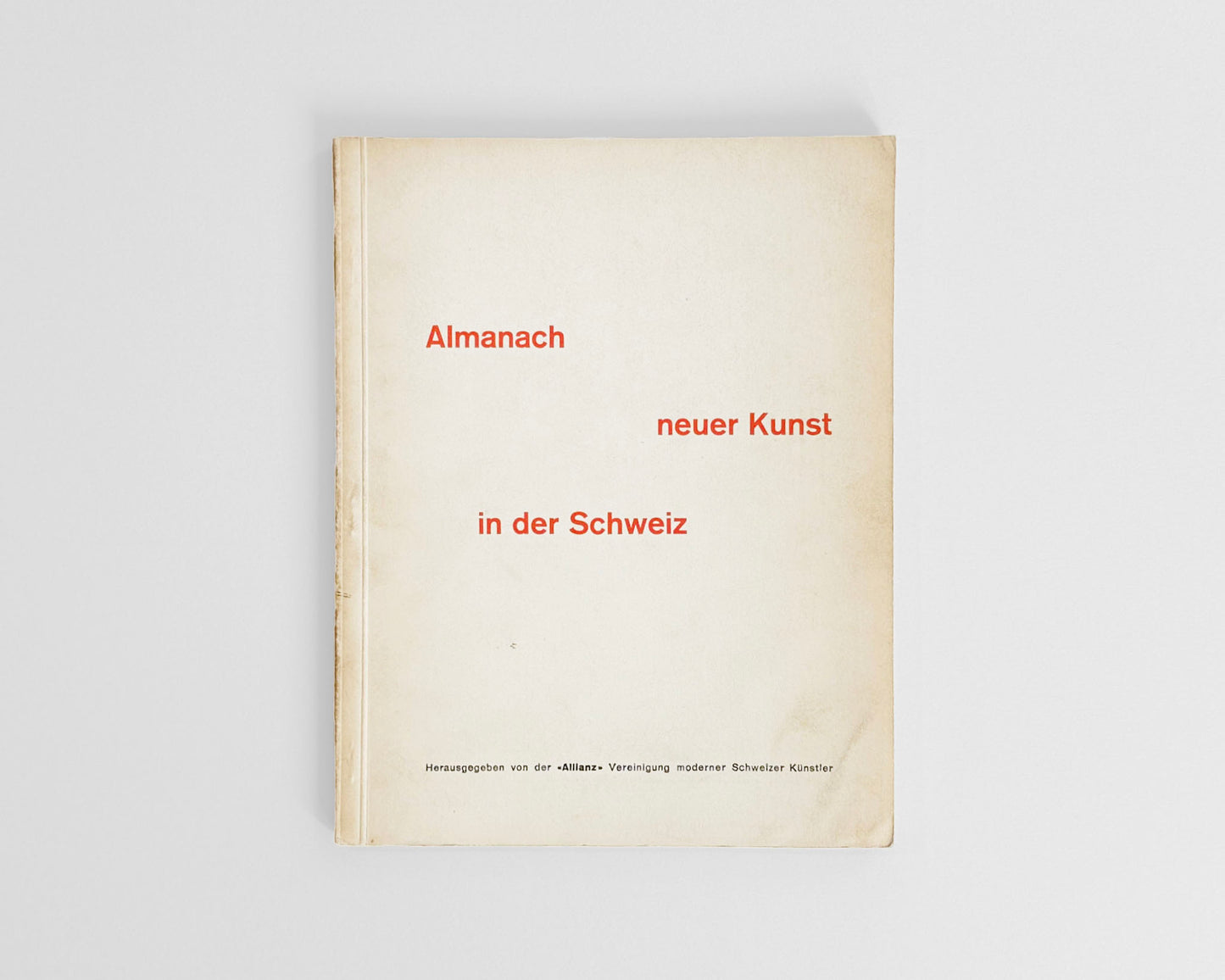 Almanach neuer Kunst in der Schweiz : Almanac of New Art in Switzerland, 1940 [Richard Paul Lohse]