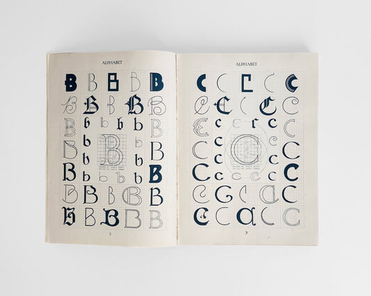 Zuan moji no kaibõ [Anatomy of Design Letters] by Yajima Shuichi, Tokyo, Japan