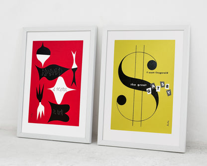 Alvin Lustig, Book Jacket Designs, New Directions, New Classics, 2006 [4 Silkscreen Prints, Limited Edition]