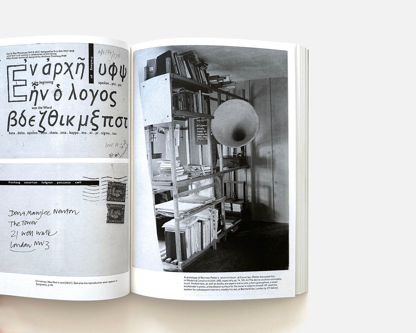 Anthony Froshaug: Typography & texts / Documents of a life edited by Robin Kinross, 2000 [Hyphen Press, Out of Print]