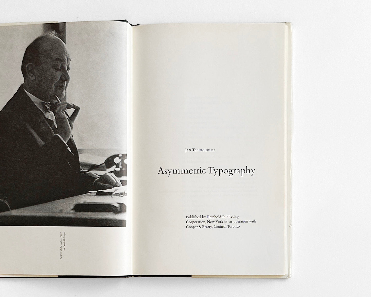 Asymmetric Typography, 1967 by Jan Tschichold [Ruari McLean, 1st English translation]