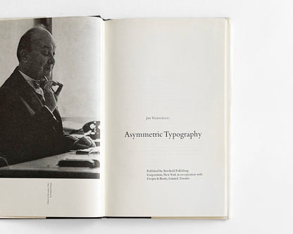 Asymmetric Typography, 1967 by Jan Tschichold [Ruari McLean, 1st English translation]