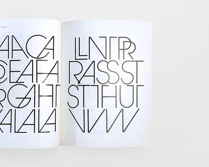 Avant Garde Gothic Type Booklet by Lubalin, Burns & Co., Inc., 1970 [Herb Lubalin]