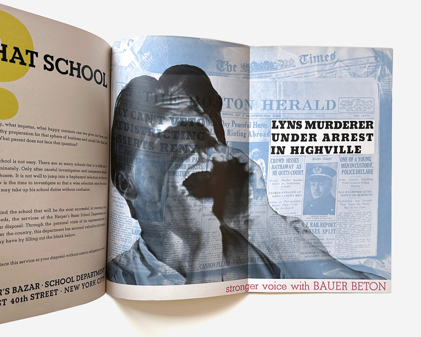 Bauer Beton Type Specimen, Bauer Type Foundry, 1931 by Heinrich Jost and Imre Reiner