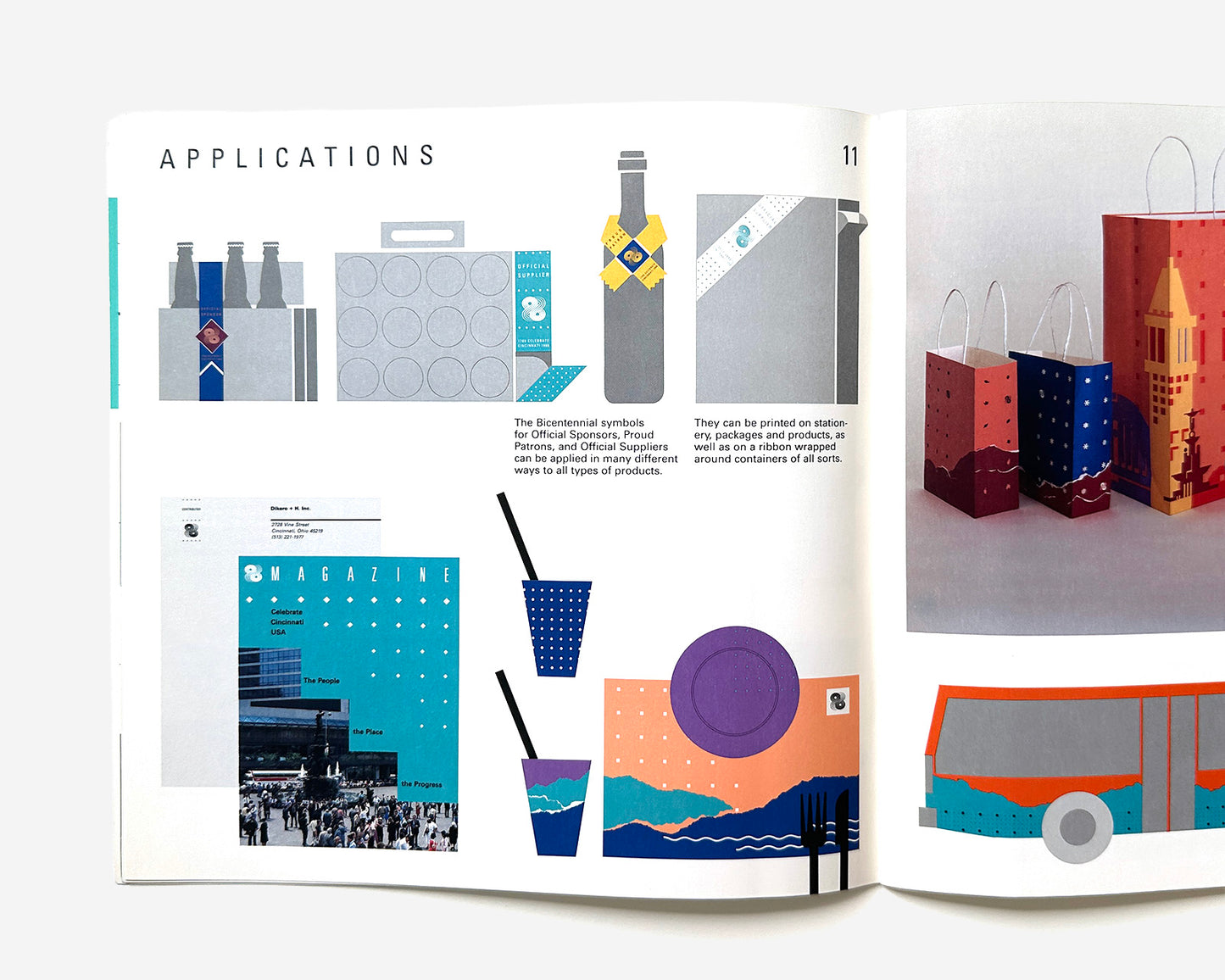 Design Standards Guide, Greater Cincinnati Bicentennial Celebration 1988 [Graphics: Schenker Probst Barensfeld]