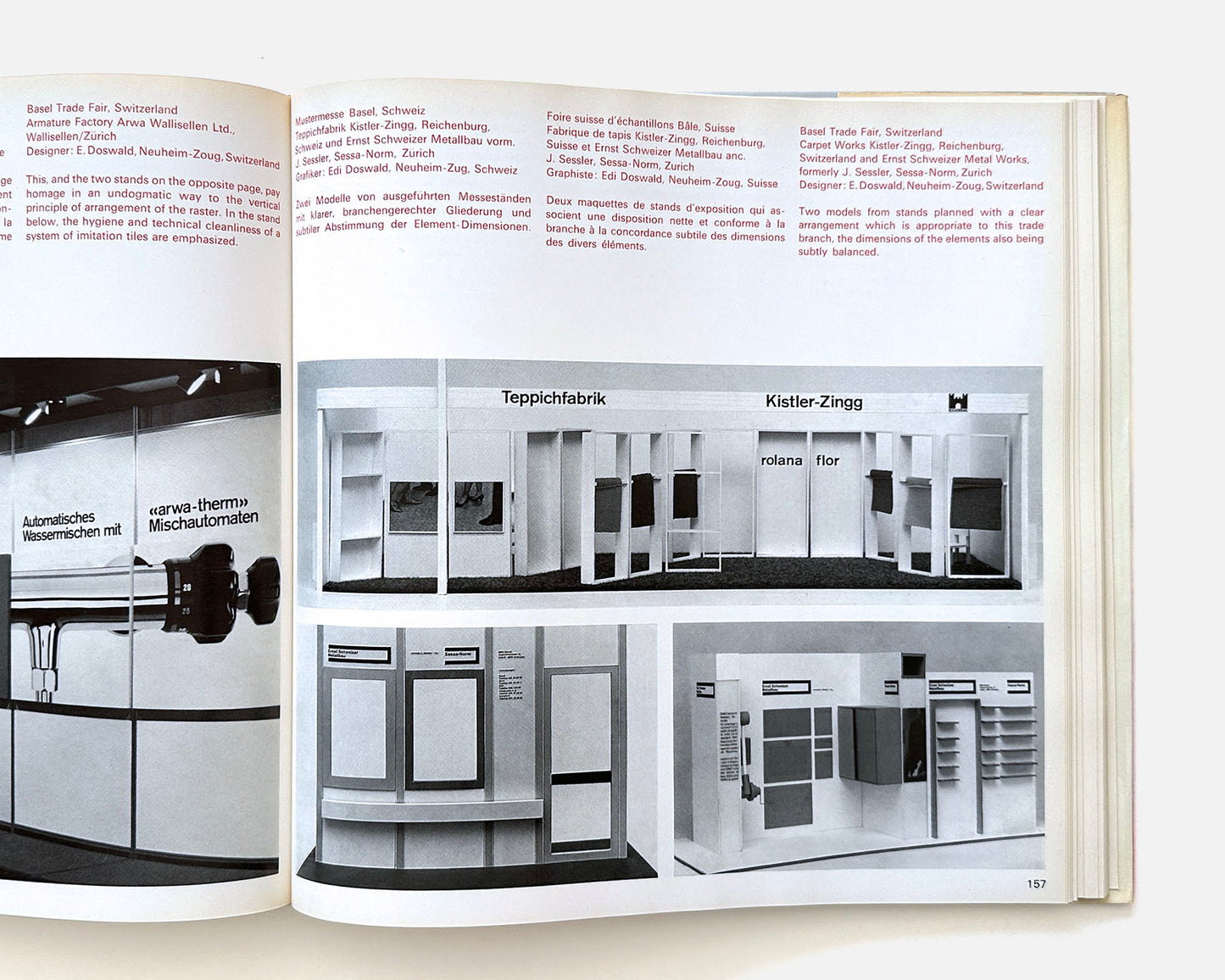 Conceptions of International Exhibitions by Hans Neuburg, 1969 [Will Burtin, Hans Fischli]