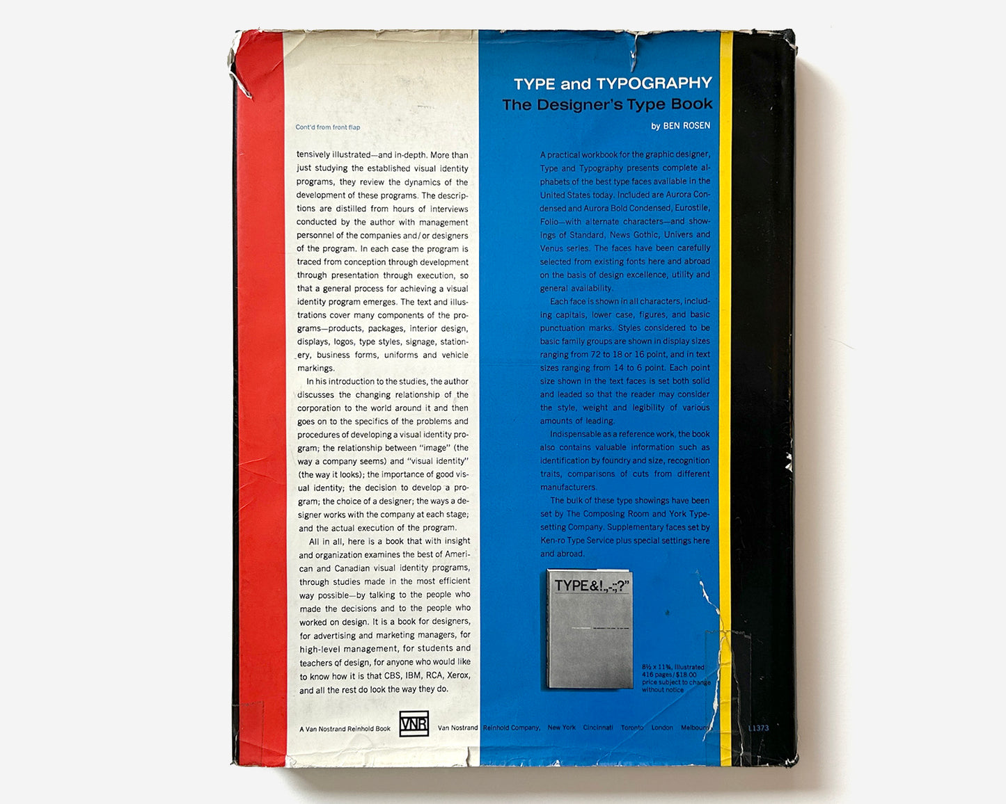 The Corporate Search for Visual Identity, 1970 by Ben Rosen [IBM, RCA, CBS, Xerox, Westinghouse and more]