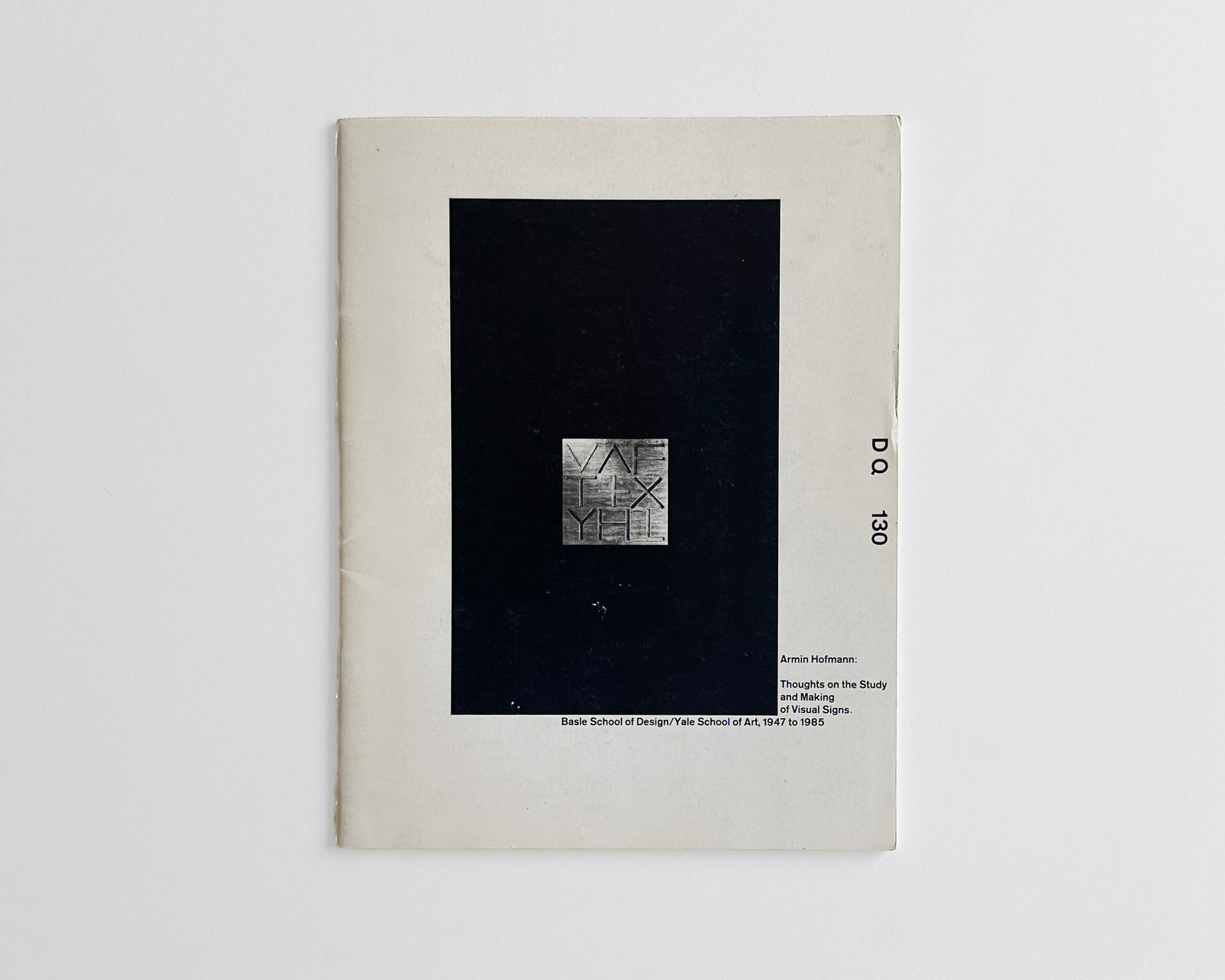 Design Quarterly 130, 1985 [Wolfgang Weingart, Armin Hofmann]