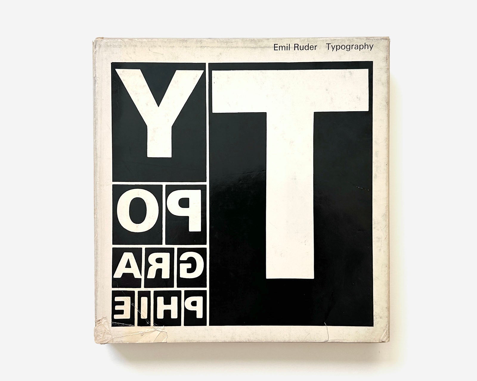 Typography: A Manual of Design, 1st ed., 1967 by Emil Ruder [ex-libris: I. M. Pei and Associates, Architects]
