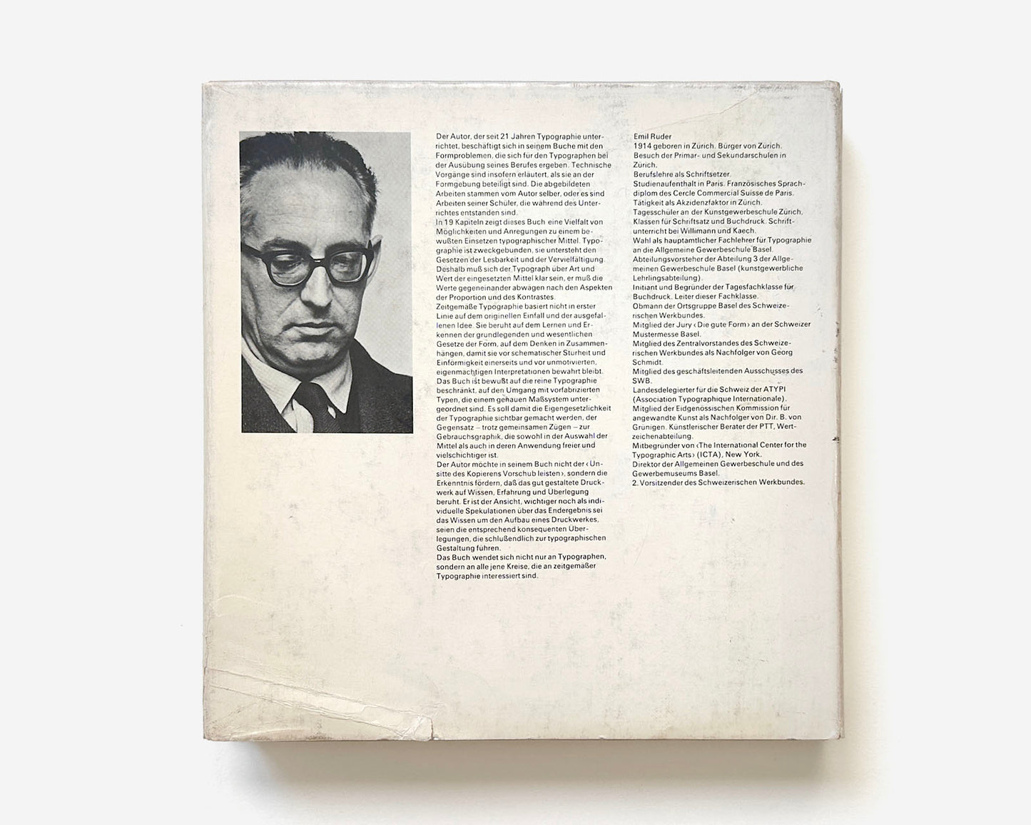 Typography: A Manual of Design, 1st ed., 1967 by Emil Ruder [ex-libris: I. M. Pei and Associates, Architects]
