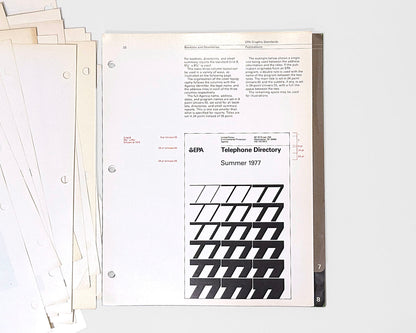 EPA : Environmental Protection Agency Graphic Standards Manual, 1977 [Design: Chermayeff & Geismar]