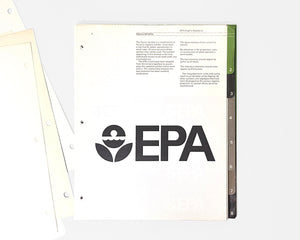 EPA : Environmental Protection Agency Graphic Standards Manual, 1977 [Design: Chermayeff &amp; Geismar]