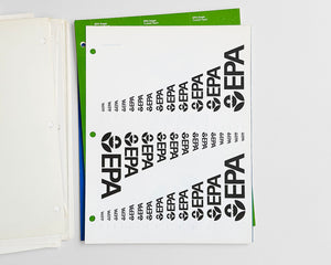 EPA : Environmental Protection Agency Graphic Standards Manual, 1977 [Design: Chermayeff &amp; Geismar]