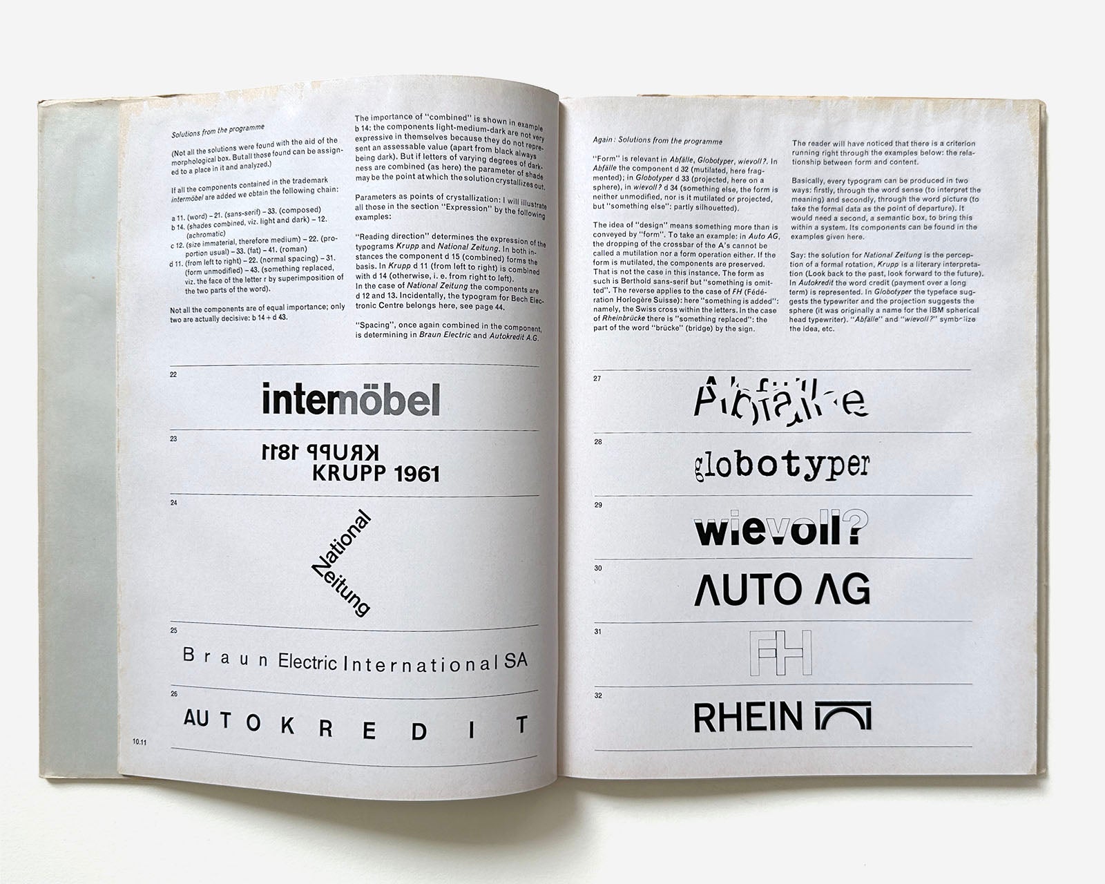 Designing Programmes: A compilation of four theoretical publications, 1968 [Karl Gerstner w/ Galerie Der Spiegel Ephemera]