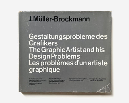 Book cover of 'Gestaltungsprobleme des Grafikers' by J. Muller-Brockmann on a white background