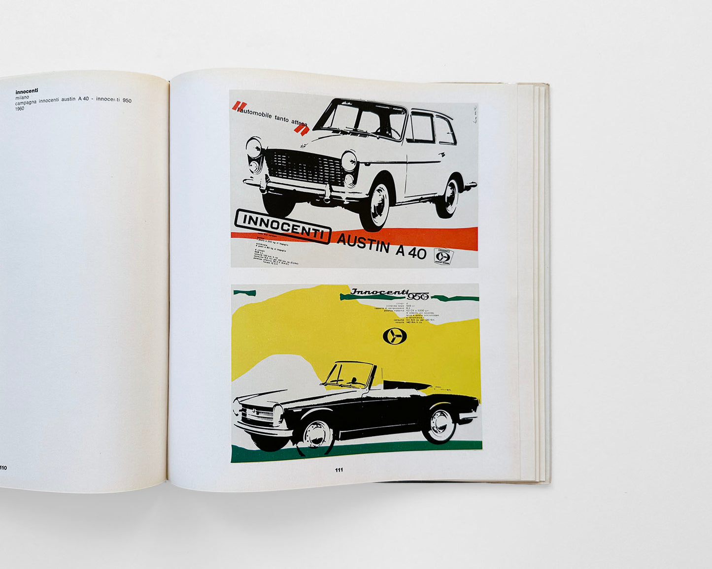 Disegno Grafico in Pubblicità / Graphic Design in Advertising, 1962 [Works by Heinz Waibl]