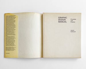 Graphic Design Manual: Principles and Practice [Armin Hofmann, Hardcover]