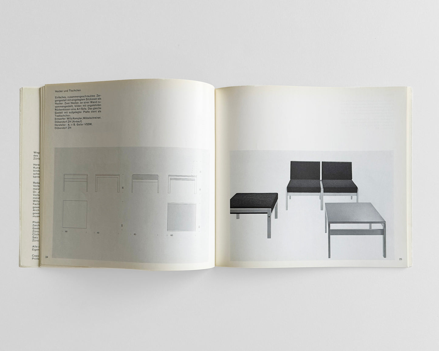 Gute Möbel, Kunstgewerbemuseum Zürich Exhibition [Good Design, Rudolf Bircher]