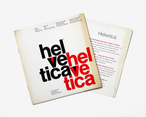 Helvetica Type Specimen : 12 Varieties [D. Stempel, Amsterdam Continental Types]