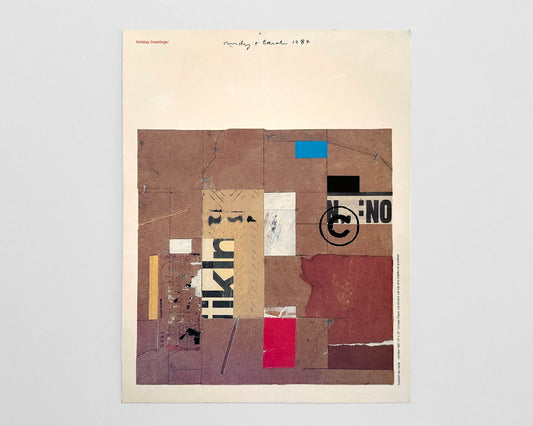 Holiday Greetings! Signed Rudy + Carol 1987 [Rudolph de Harak]