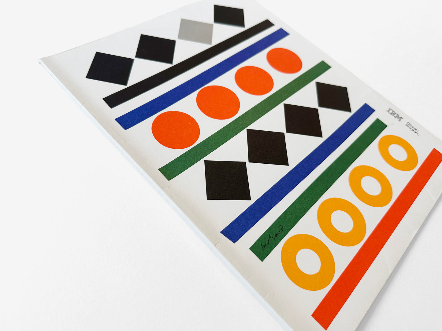 IBM Design Program, Seminar Folder [Design by Paul Rand]