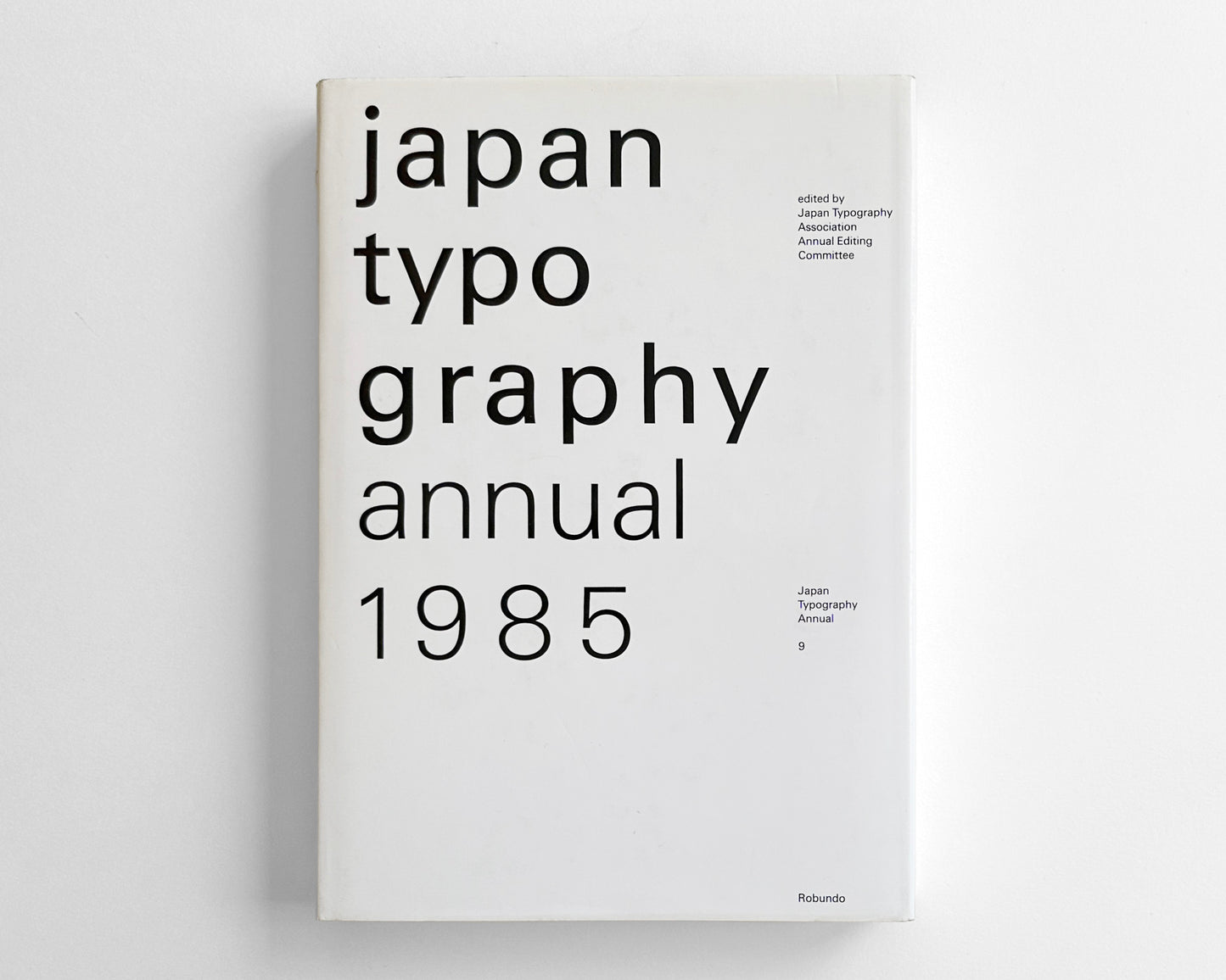 Japan Typography Annual 1985 [Design by Helmut Schmid]
