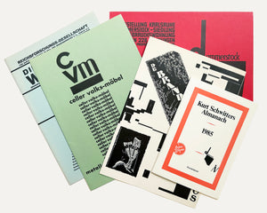 Kurt Schwitters Almanach, 1985 — Schwitters Facsimiles Enclosed