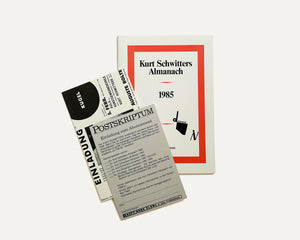 Kurt Schwitters Almanach, 1985 — Schwitters Facsimiles Enclosed
