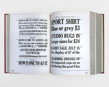 Specimen Book of Linotype Faces, Mergenthaler, Brooklyn c. 1930s