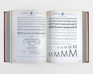 Specimen Book of Linotype Faces, Mergenthaler, Brooklyn c. 1930s